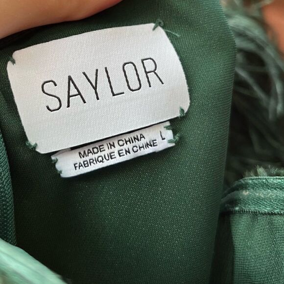 New SAYLOR Lelaina Jumpsuit in Evergreen size large - Picture 6 of 9